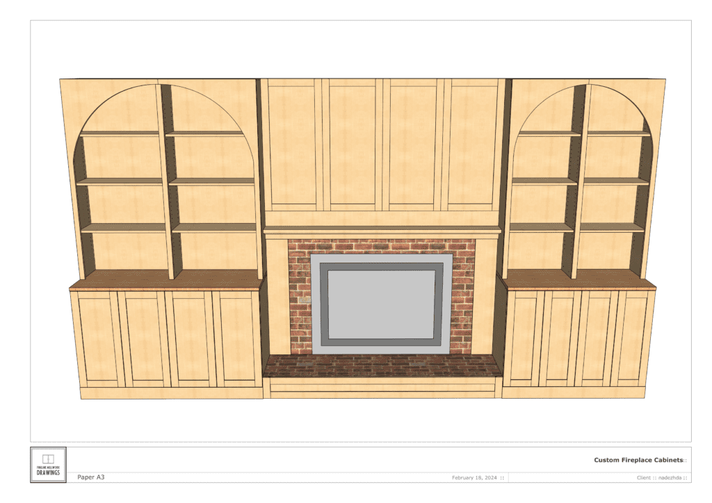 Custom Cabinets shop drawings