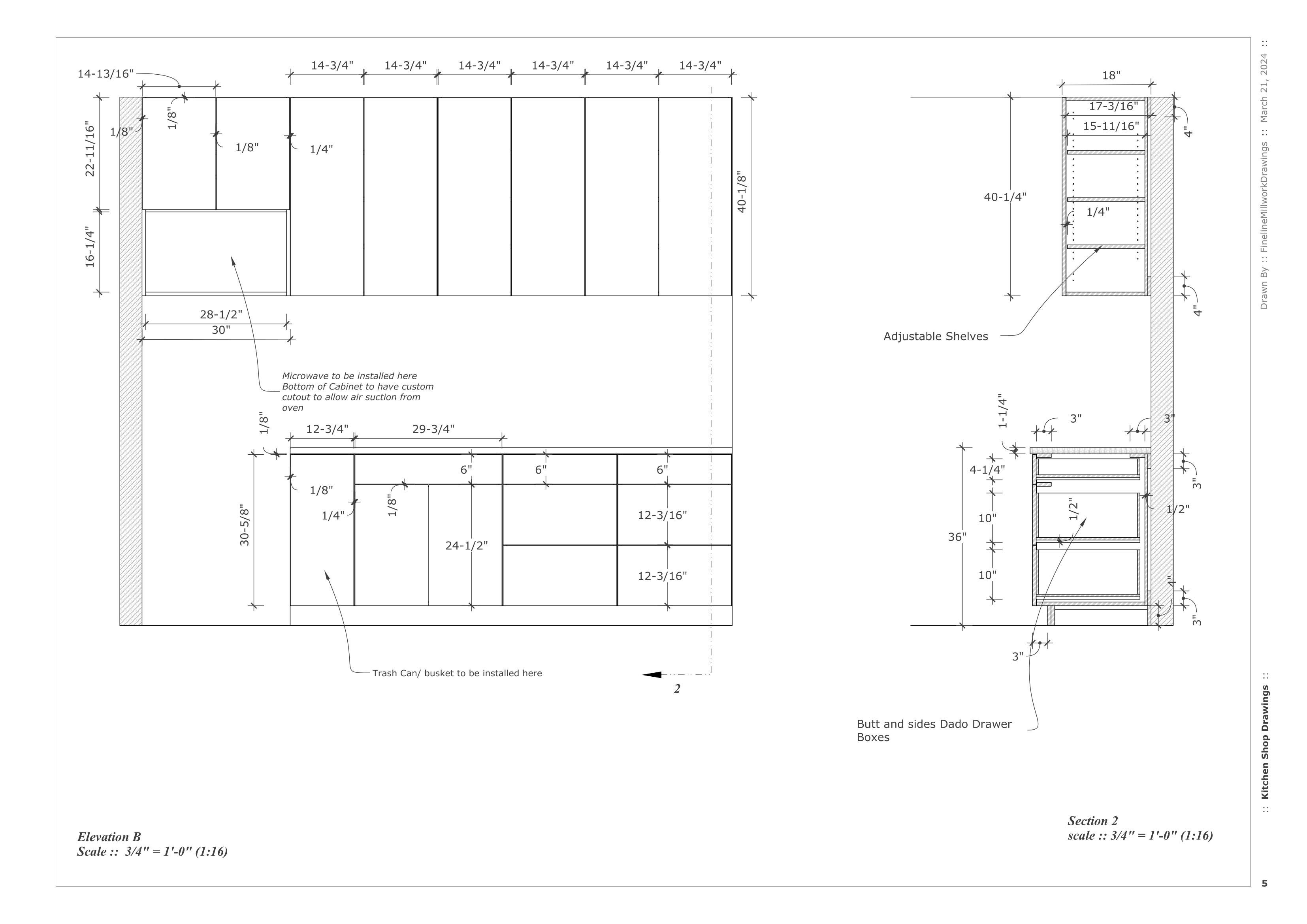 galley kitchen construction plans