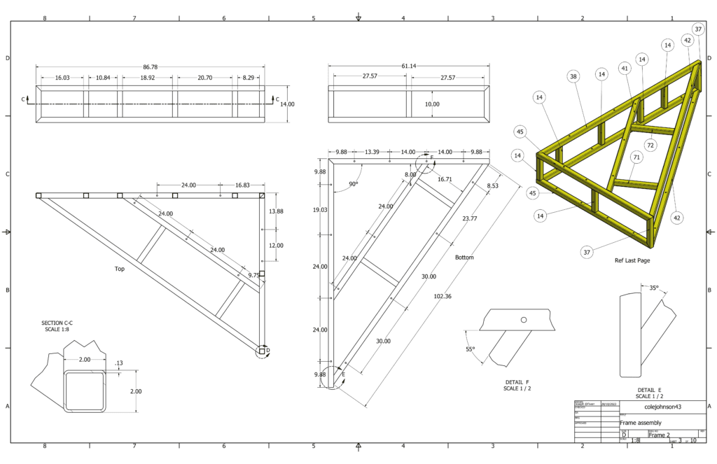 Podium Karaoke Stage Design BY Fineline millwork Drawing