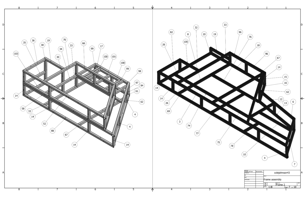 Podium Karaoke Stage Design BY Fineline millwork Drawing