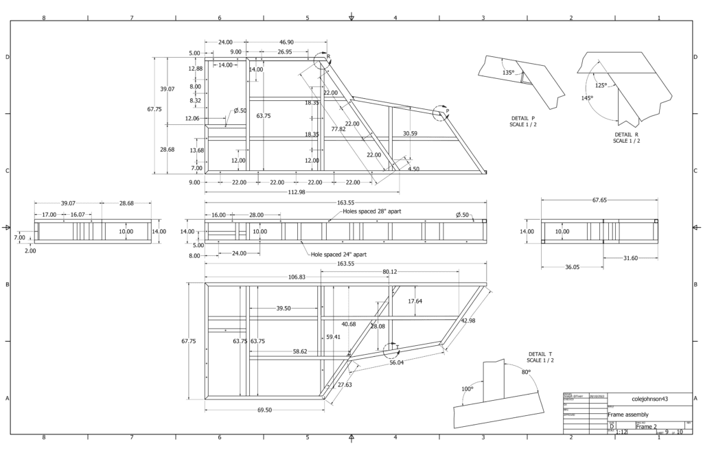 Podium Karaoke Stage Design BY Fineline millwork Drawing